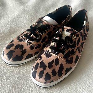 Keds for Kate Spade Leopard Satin Sneaker